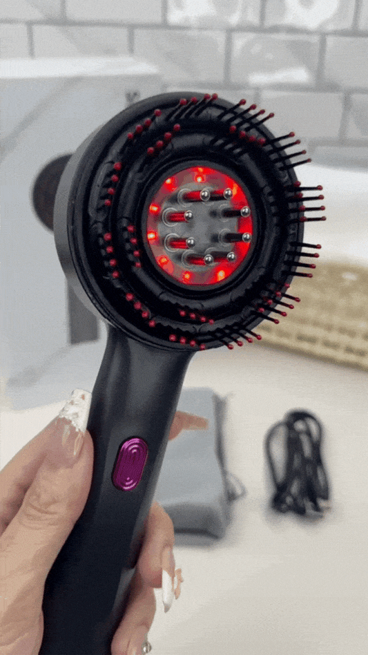 Scalp Pulse Scalp Massager In Use
